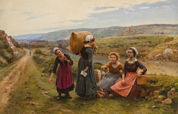 A mysterious letter, 1905 by Cesar Pattein